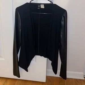 Black jacket.